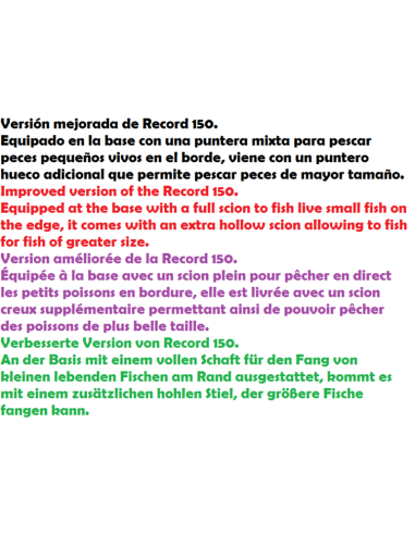 SENSAS CANYA ALBORELLA RECORD  175