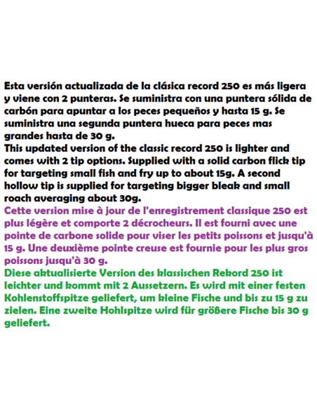 SENSAS CANNE ALBORELLA RECORD  275