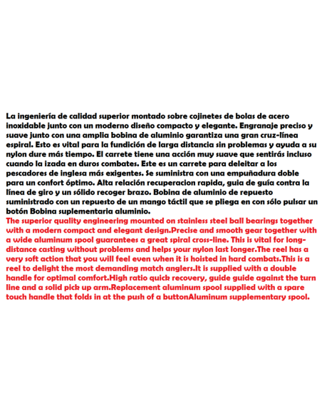 SENSAS MOULINET LUXOR FS FV 3500 MATCH