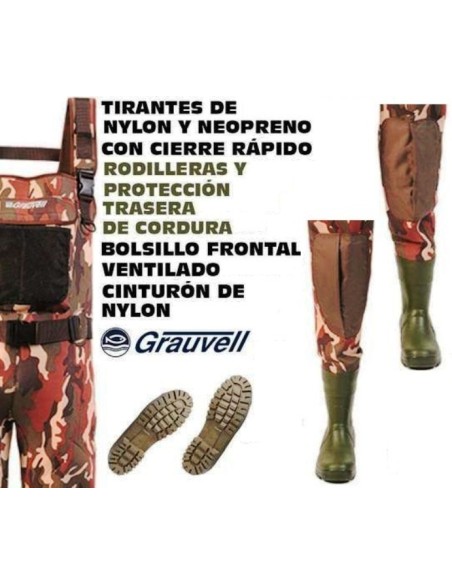 GRAUVELL WADER CAMO MONTANA Stiefel