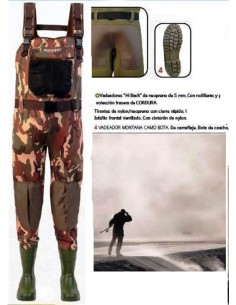 GRAUVELL WADER CAMO BOTA MONTANA 2