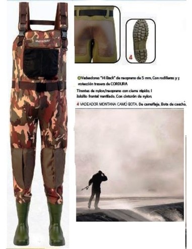 GRAUVELL WADER CAMO MONTANA Stiefel