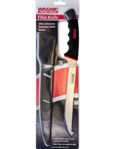 CUCHILLO DE FILETEAR WASABI 20 CM (EN BLISTER)