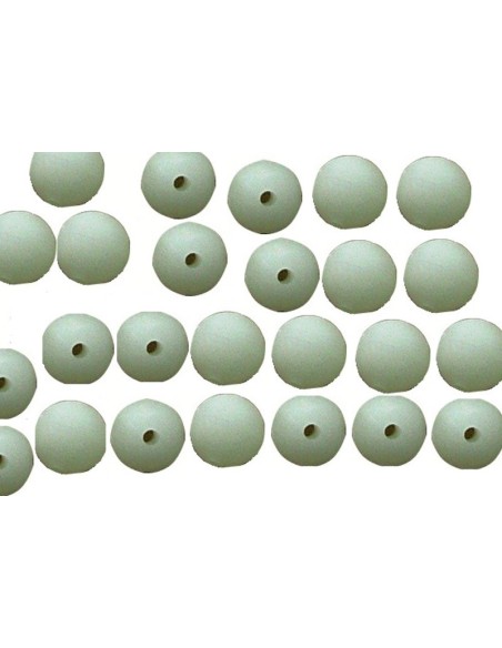 ASARI B / 25 units. FLUORESCENT ROUND SOFT PEARL 3 MM