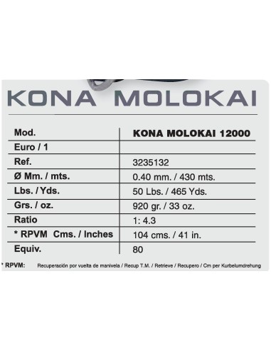 KONA MOLOKAI 12000