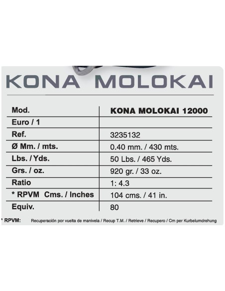 KONA MOLOKAI 12000