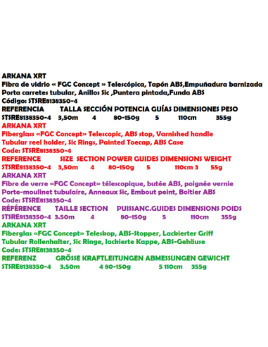 SUNSET CANNE ARKANA XRT 350