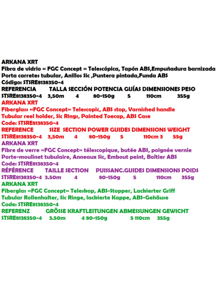 SUNSET ANGELRUTE ARKANA XRT 350
