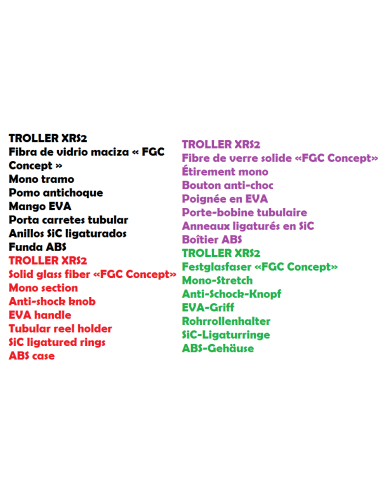 SUNSET CANYA TROLLER XRS2 165 (30LB)