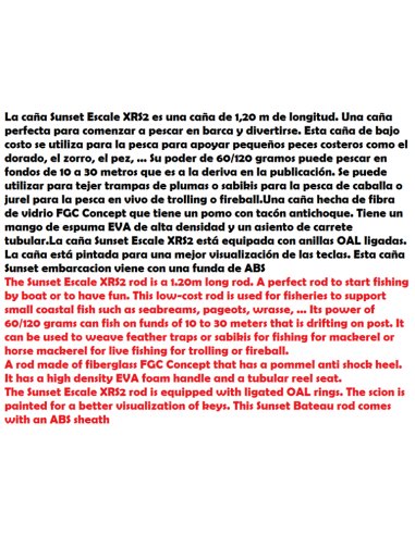 SUNSET CANYA ESCALE XRS2 120