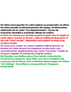 cañero team mas carretes 4 departamentos 1.60m 2