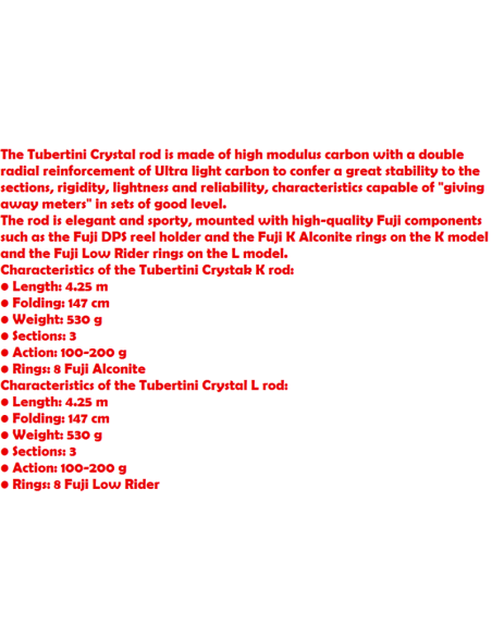 TIBERTINI CANNE SURF CRYSTAL 4.25M