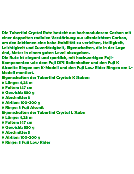 TIBERTINI SURF ROD CRYSTAL 4.25M