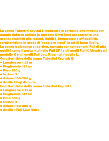 TIBERTINI SURFRUTE CRYSTAL 4.25M