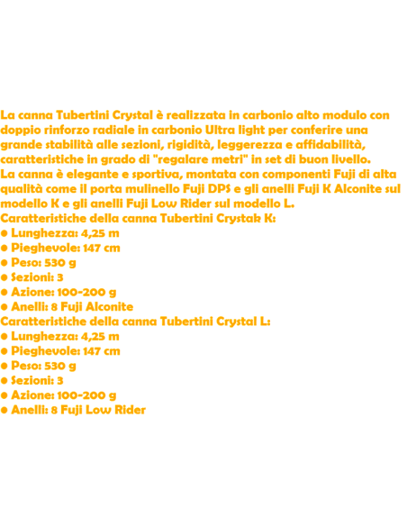 TIBERTINI SURF ROD CRYSTAL 4.25M