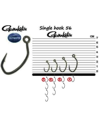 GAMAKATSU HOOK SINGLE 56