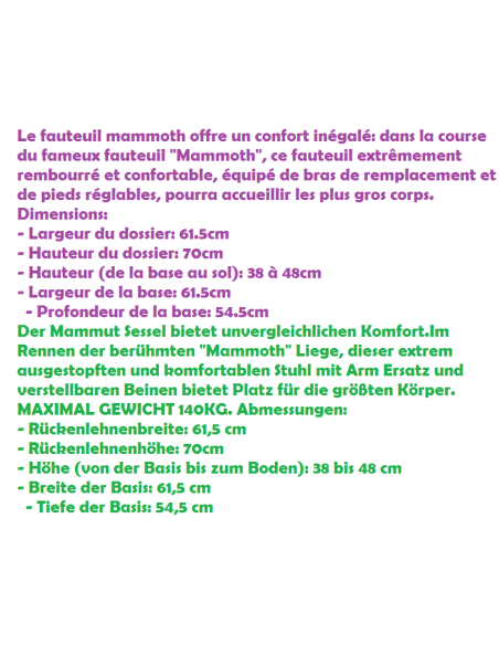 STARBAITS CADEIRA COMFORT MAMMOTH