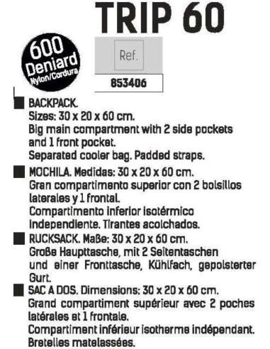 GRAUVELL BACKPACK TRIP 60