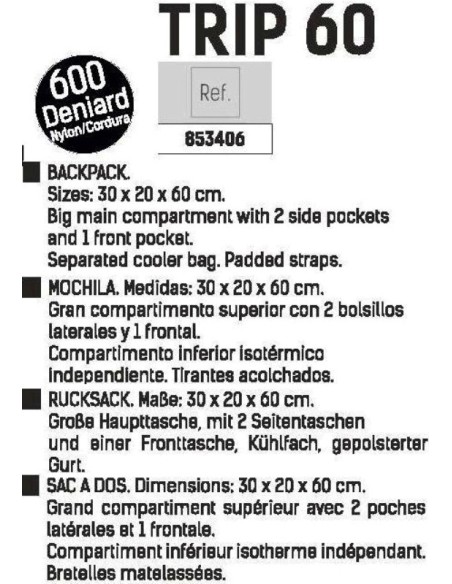 GRAUVELL BACKPACK TRIP 60