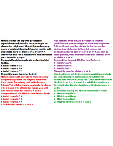 SENSAS CANA COUP Mini Section Protect