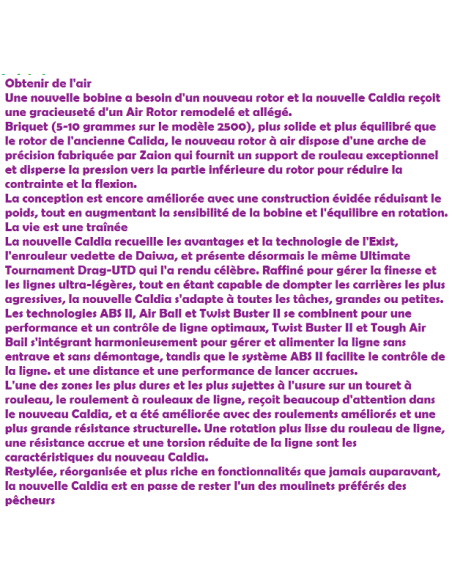 DAIWA MOLINELLO CALDIA BLUE