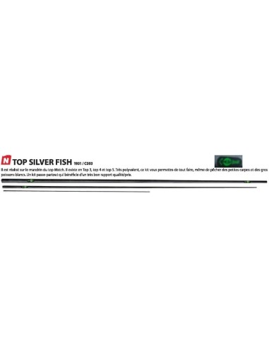 SENSAS KIT TOP SILVER FISH   5 SECTIONS