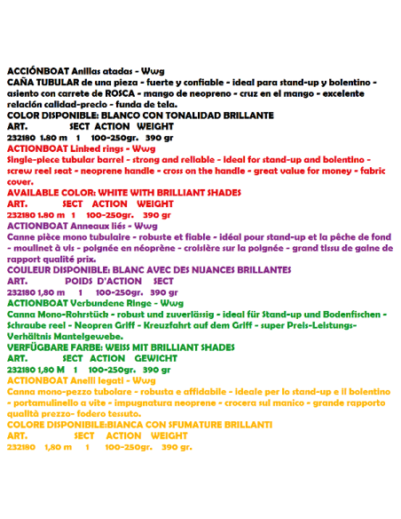 FILPESCA CANA ACTION BOT 180 M.