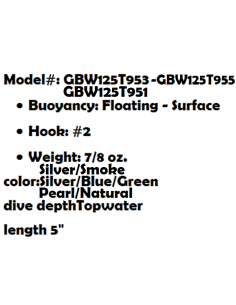 LIVETARJET ESQUER GLASS MINNOW WALKING BAIT 2