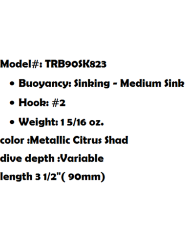 LIVETARJET Magnum Shad Rattlebait KODER