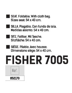 GRAUVELL SEDIA DA PESCA FISHER 7005 2