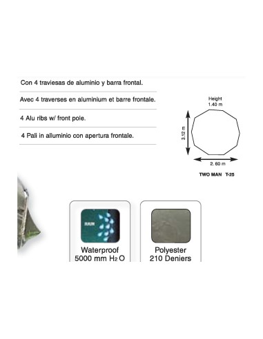 BIVIE TWO MAN VORTEKS T-25