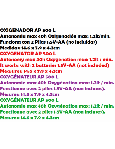GRAUVELL OXYGÈNE AP 500 L