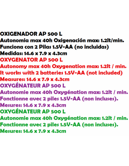 GRAUVELL OXYGÈNE AP 500 L