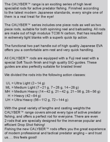 DAM CAÑA CASTING CALYBER JERK