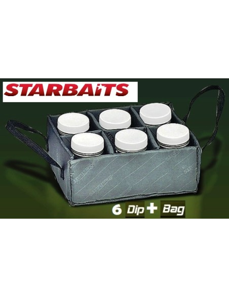 STARBAITS 6 FLASCHEN SET + TASCHE