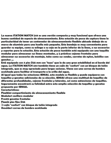 SENSAS STATION MATCH 244