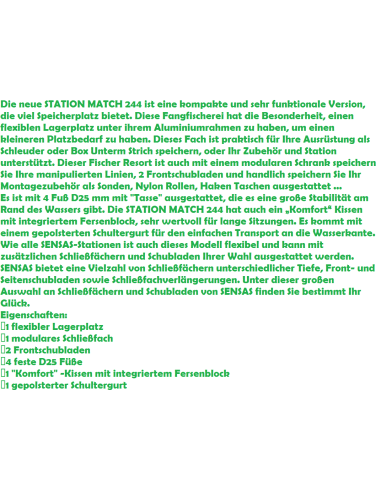 SENSAS STATION MATCH 244