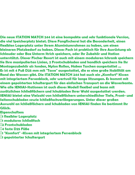 SENSAS STATION MATCH 244