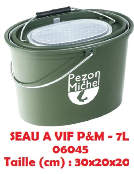 PEZON ET MICHEL CUB PER PEIX VIU P&M 7L.