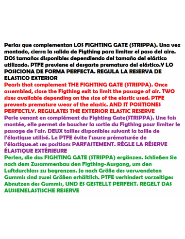 SENSAS PERLA PFTE ELASTICO SPECIALE PER IL KIT FIGHTING (STRIPPA)