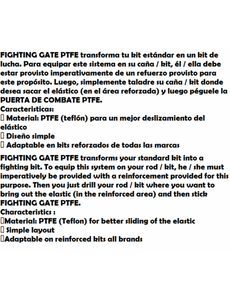 SENSAS FIGHTING INGRESSO AGUJERO  PTFE (STRIPPA)