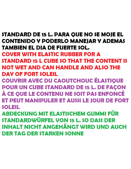 COLMIC Funda para lluvia IMPERMEABLE