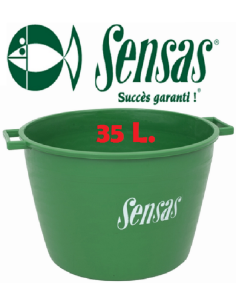 Sensas cubo forte engodo 2 alças 35 l.