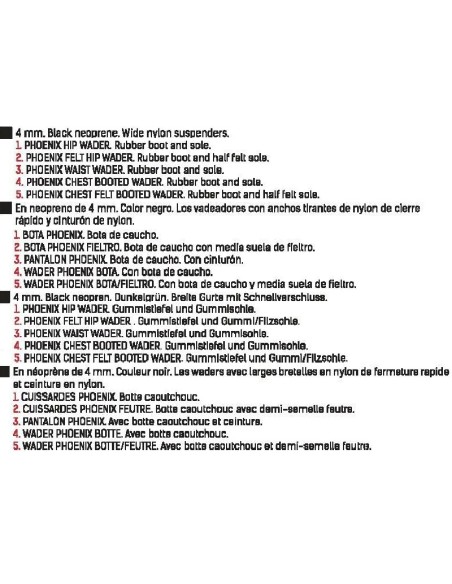 GRAUVELL WADER NEOPREN BOOT PHOENIX