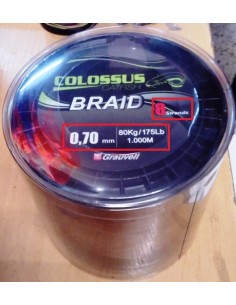 GRAUVELL TRECCIA 8X COLOSSUS BRAID 1000 M   0.70 Ø