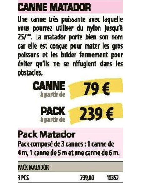 SENSAS TELESKOPISCHER RUTE MATADOR 500