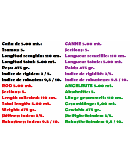 SENSAS  CANNE TELESCOPIQUE  MATADOR 500