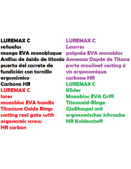 GARBOLINO CANNA CASTING LUREMAX 6.3/1.90M 