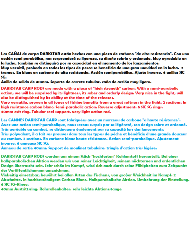 PROWESS DARKSTAR CARP ROD 13' 3.50LB