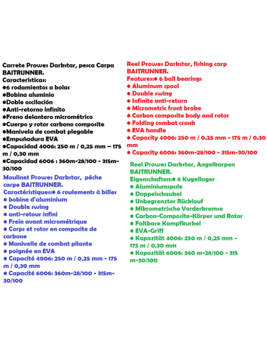 PROWESS DARKSTAR REEL